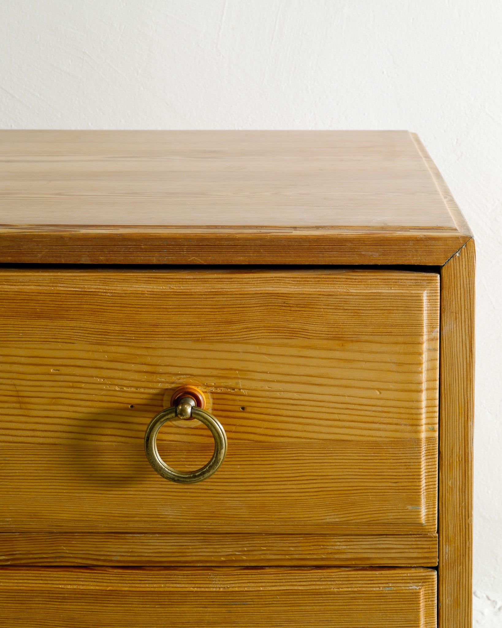 SWEDISH CHEST OF DRAWERS IN PINE, 1940s