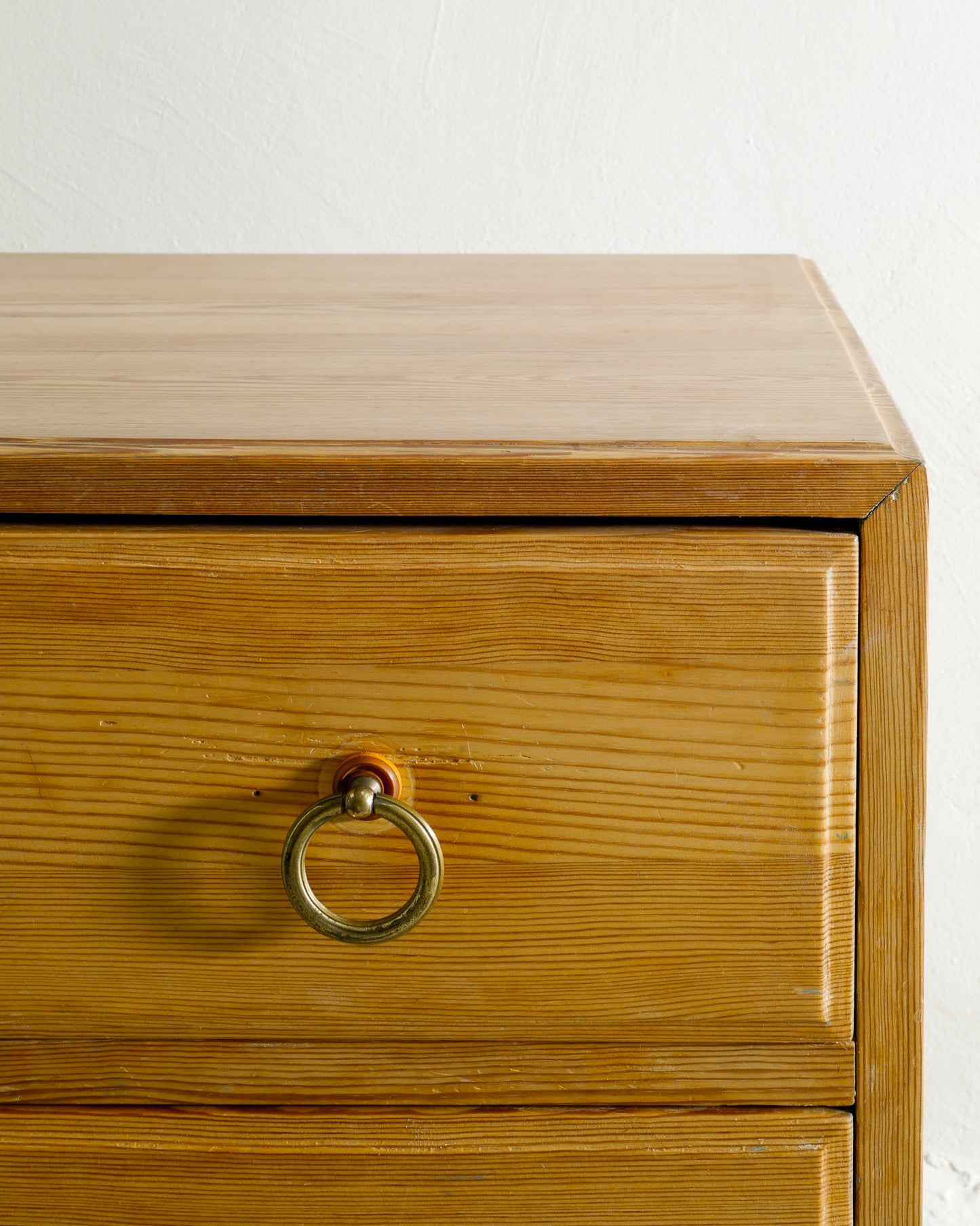 SWEDISH CHEST OF DRAWERS IN PINE, 1940s