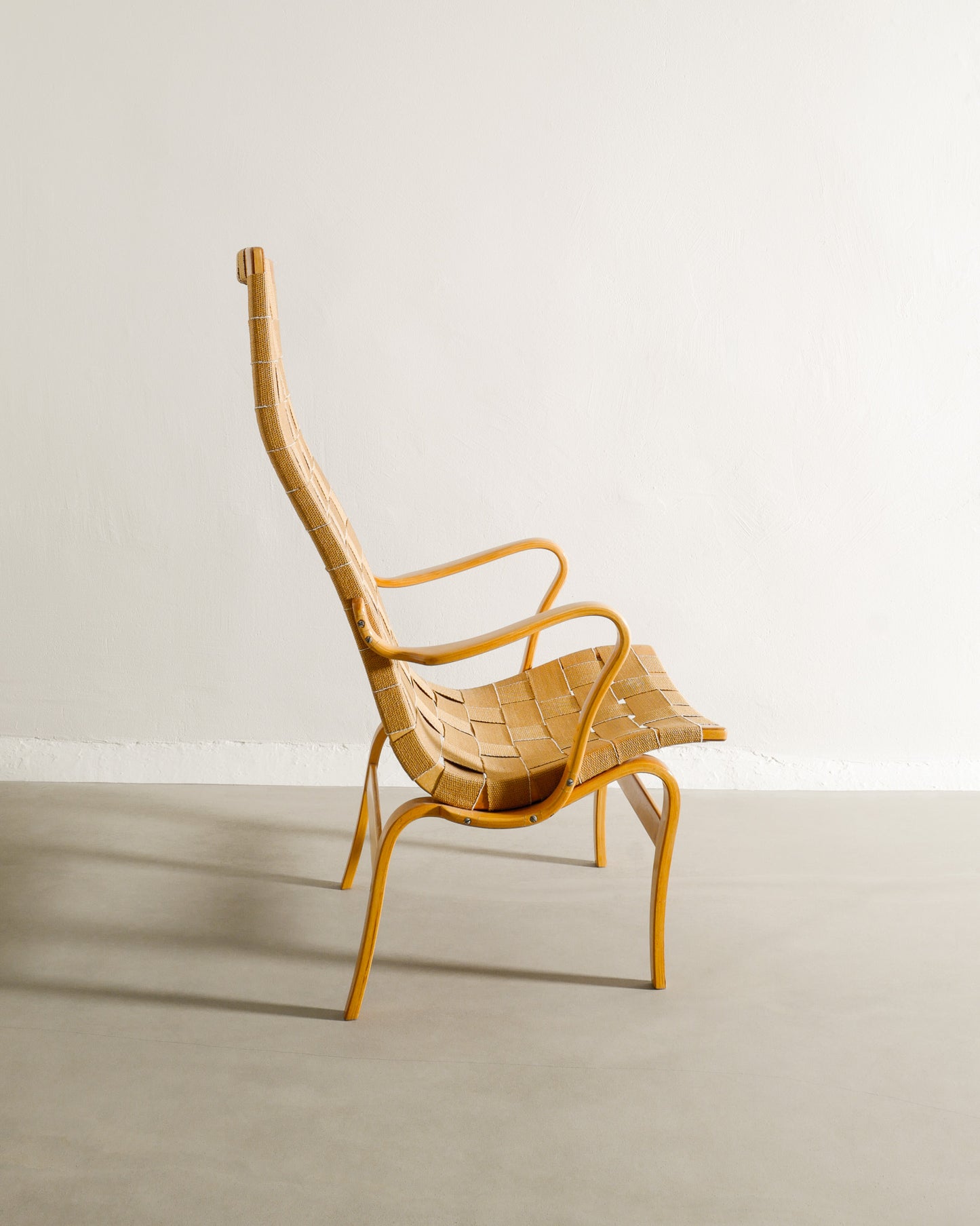 BRUNO MATHSSON "EVA" HIGH BACK CHAIR, 1940s