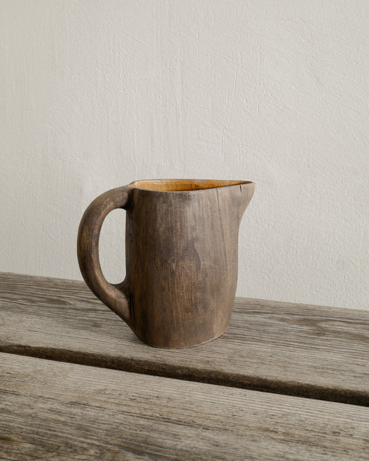 FRENCH WOODEN PITCHER, 1950s