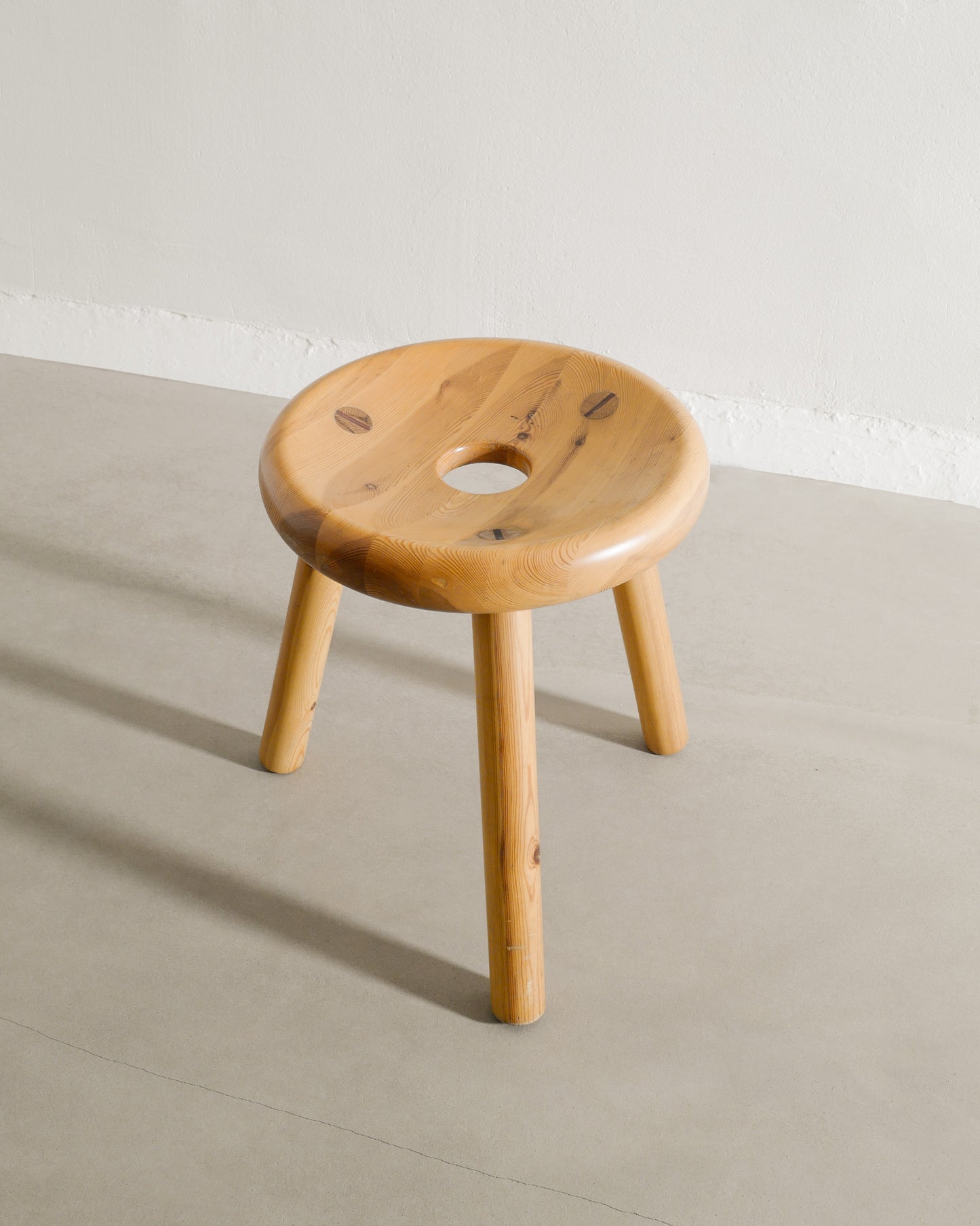 BERTEL GARDBERG "SAUNA PINE STOOLS", 1960s