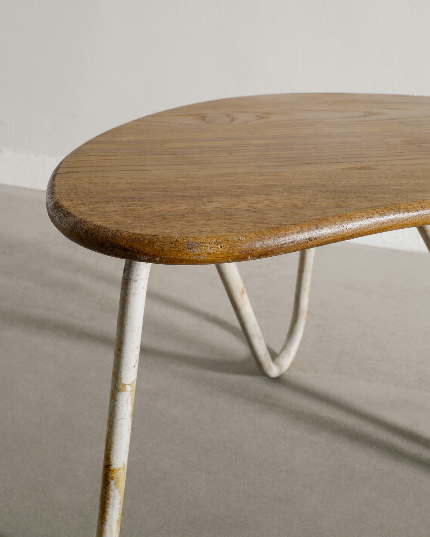 PIERRE GUARICHE SIDE TABLE, 1950s