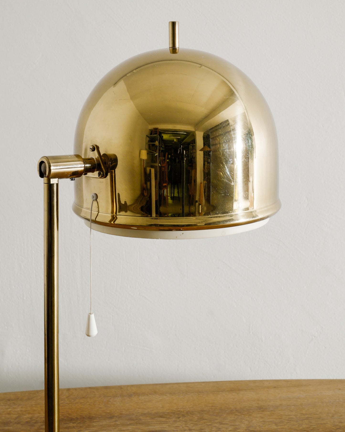 EJE AHLGREN "B-075" BRASS LAMP, 1960s