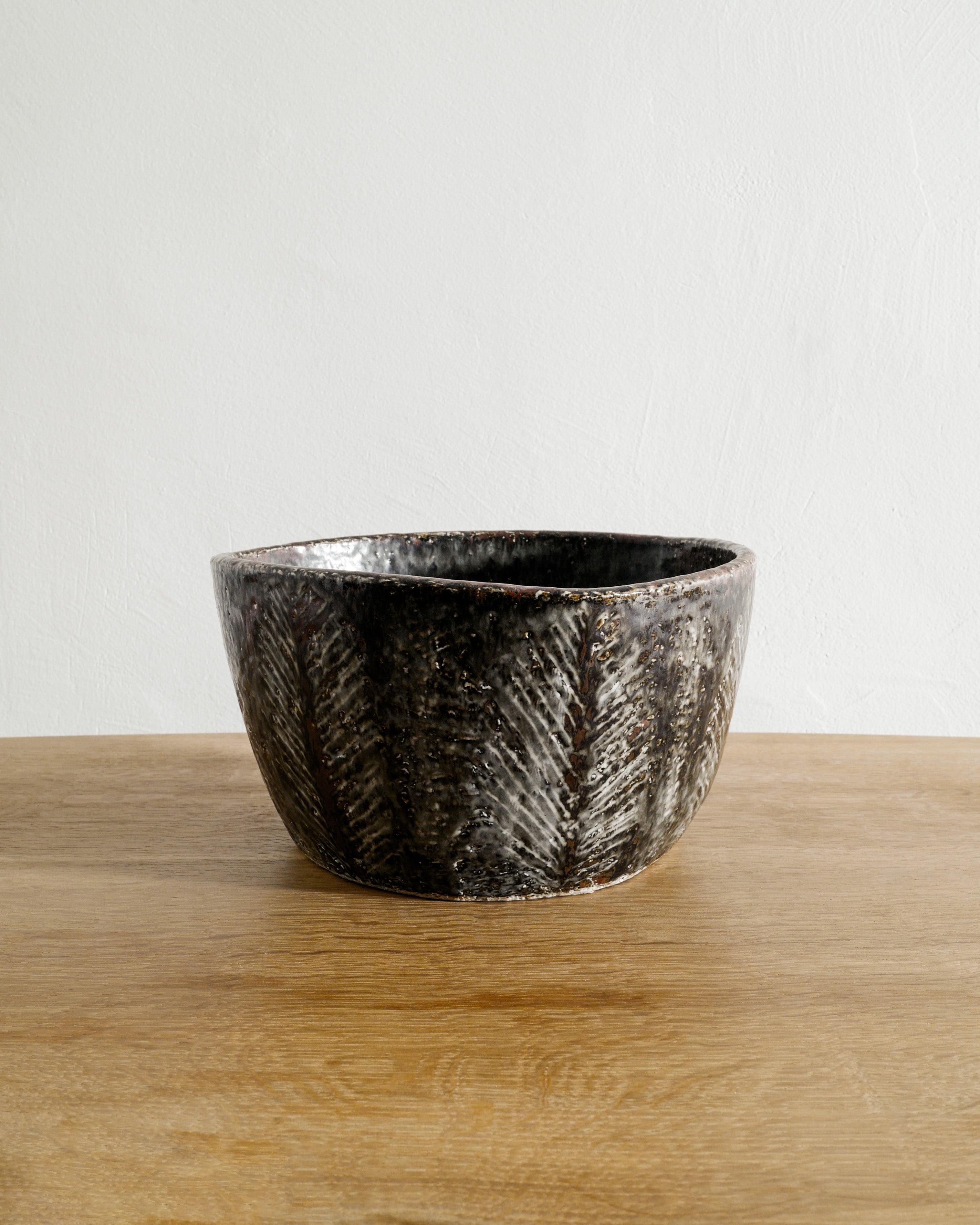 CARL-HARRY STÅLHANE STONEWARE BOWL, 1950s