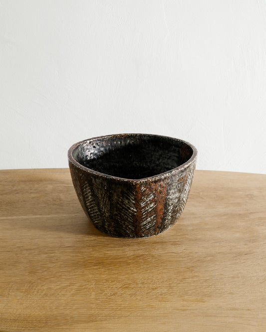 CARL-HARRY STÅLHANE STONEWARE BOWL, 1950s