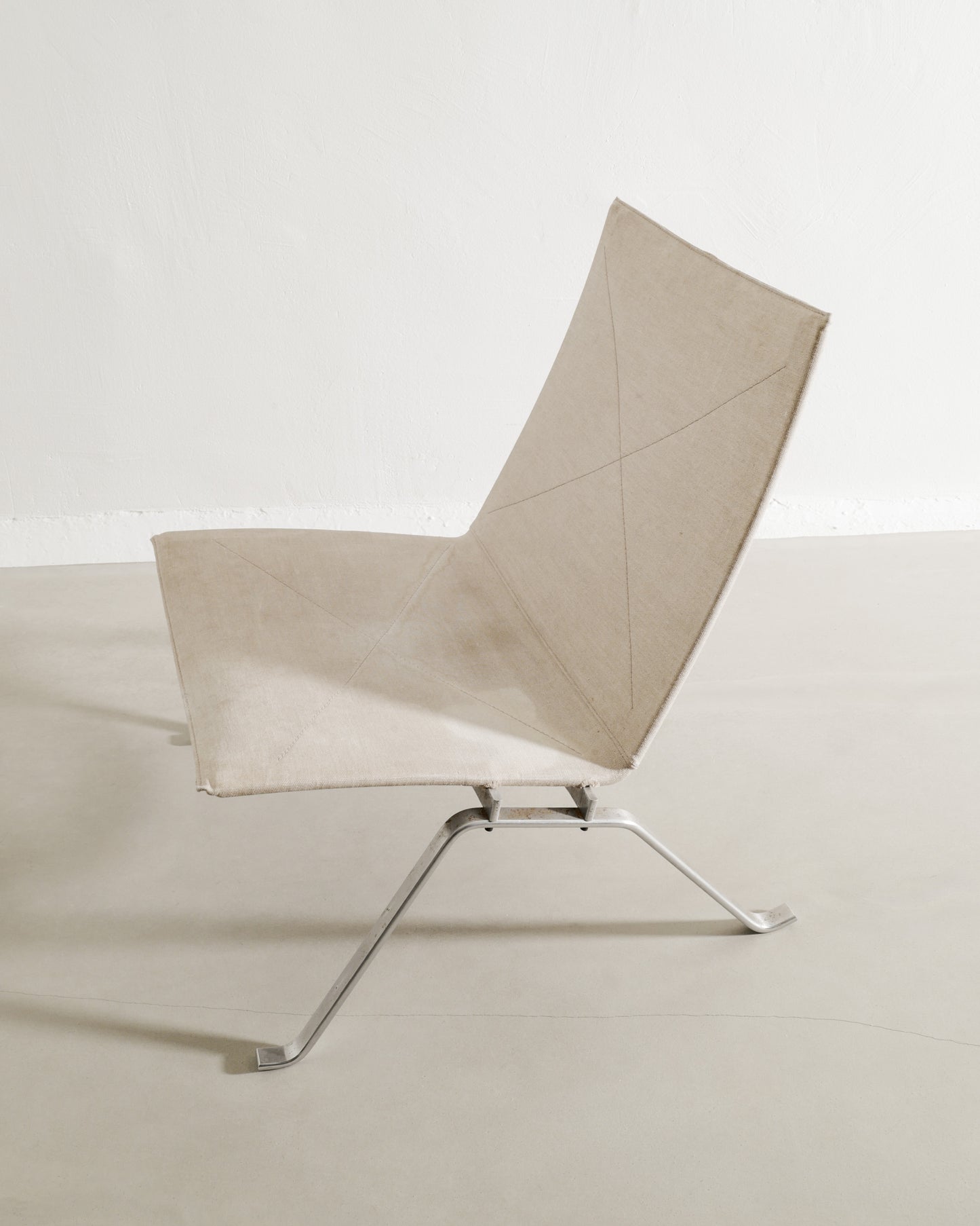 POUL KJAERHOLM PK22 CANVAS CHAIR, 1990s