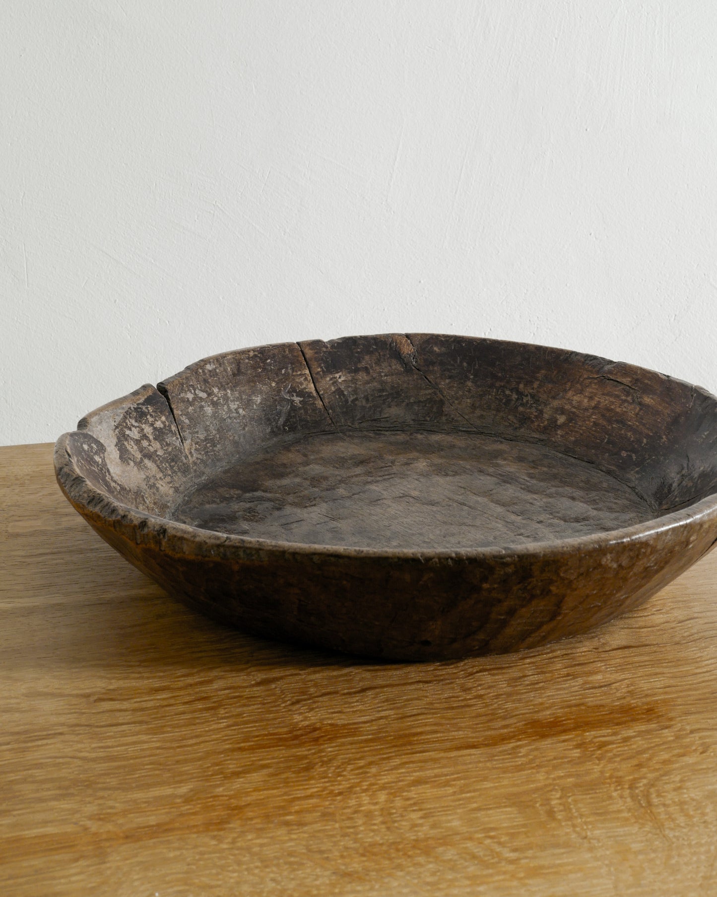 FRENCH OAK BOWL, 1800s