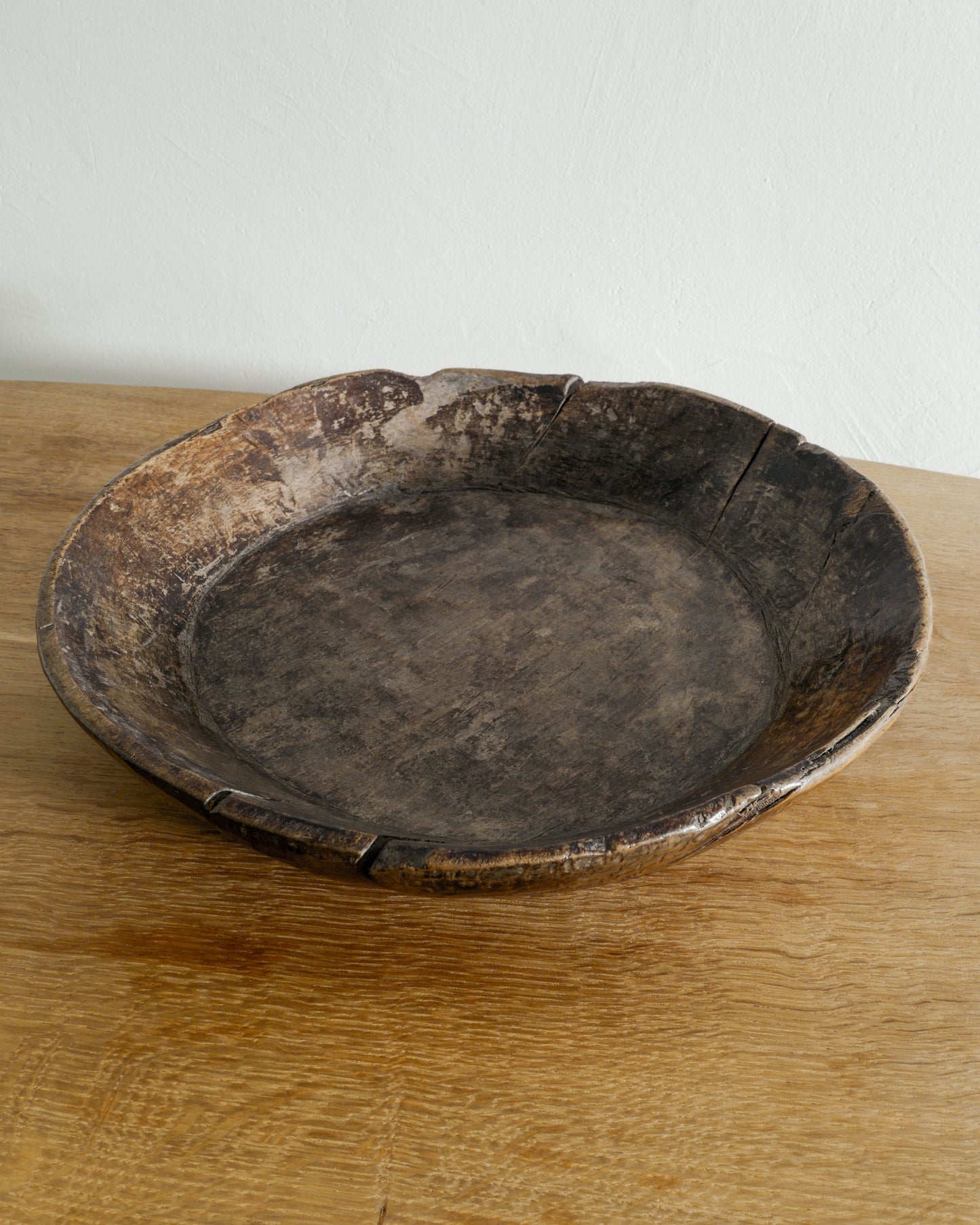 FRENCH OAK BOWL, 1800s