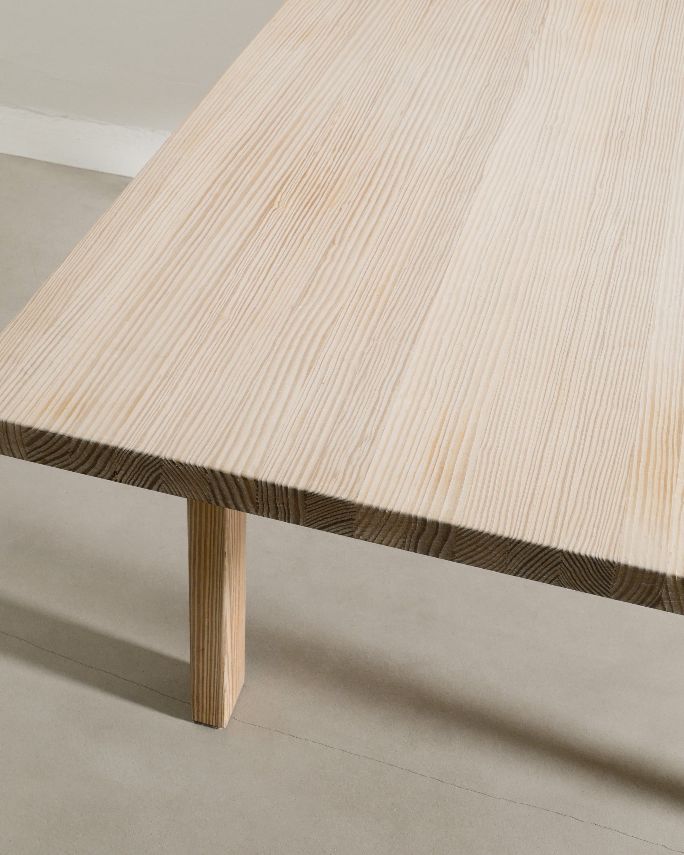 DANISH COFFEE TABLE IN OREGON PINE, 1970s